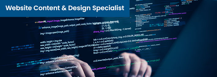 Website Content And Design Specialist